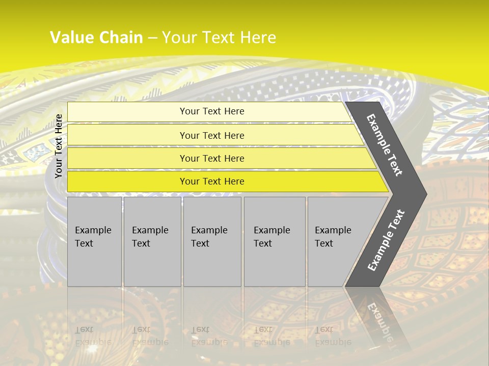 Decoration Plate Cup PowerPoint Template