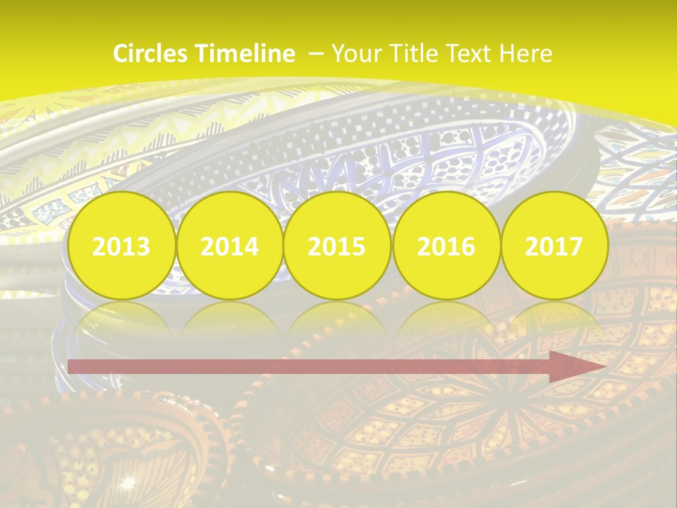 Decoration Plate Cup PowerPoint Template