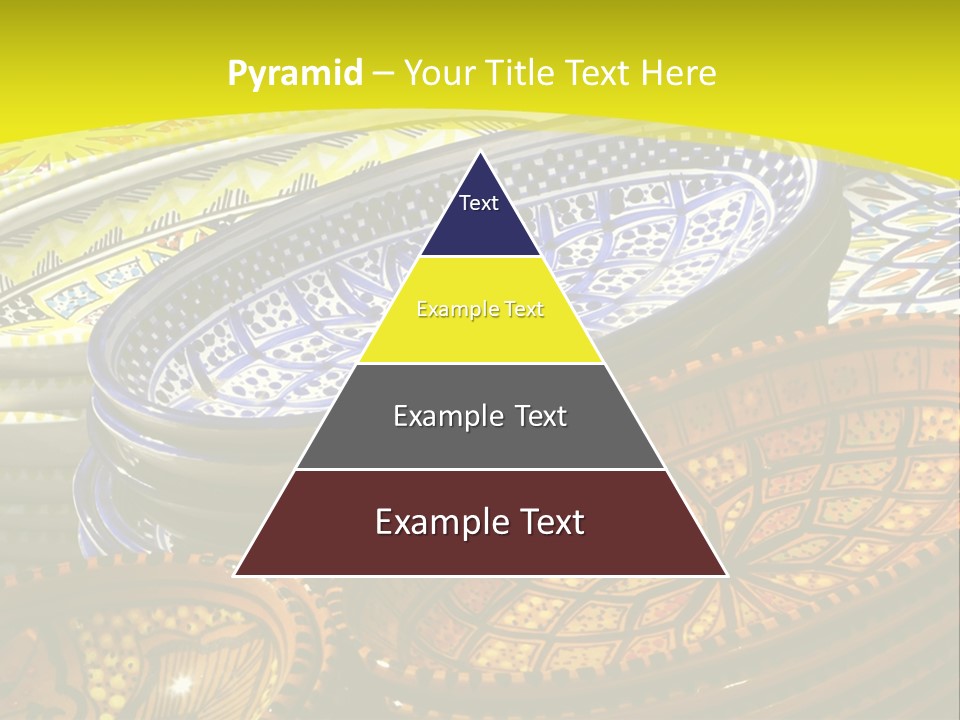 Decoration Plate Cup PowerPoint Template