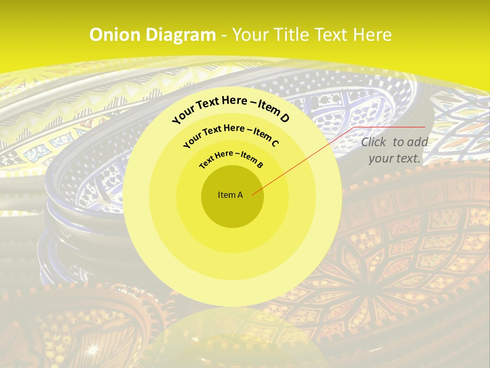 Decoration Plate Cup PowerPoint Template