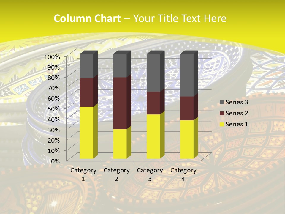 Decoration Plate Cup PowerPoint Template