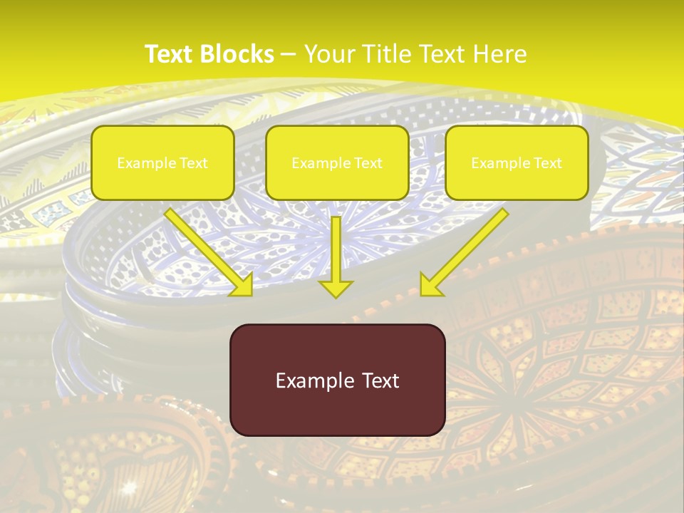 Decoration Plate Cup PowerPoint Template