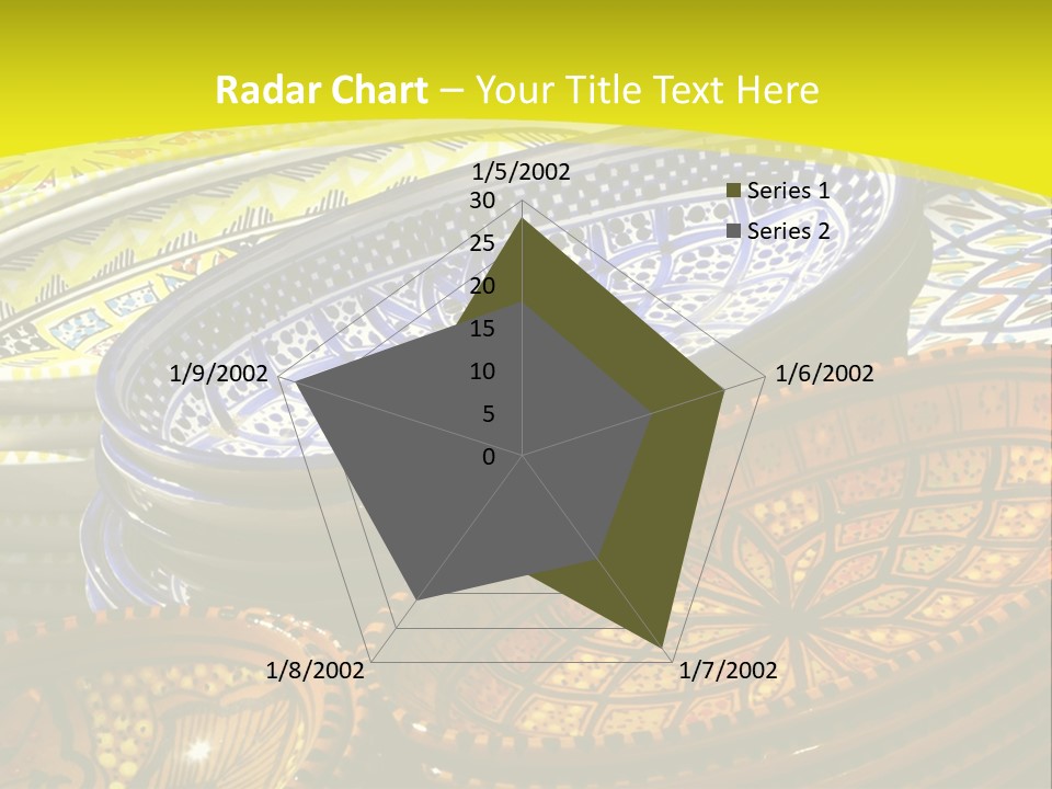 Decoration Plate Cup PowerPoint Template