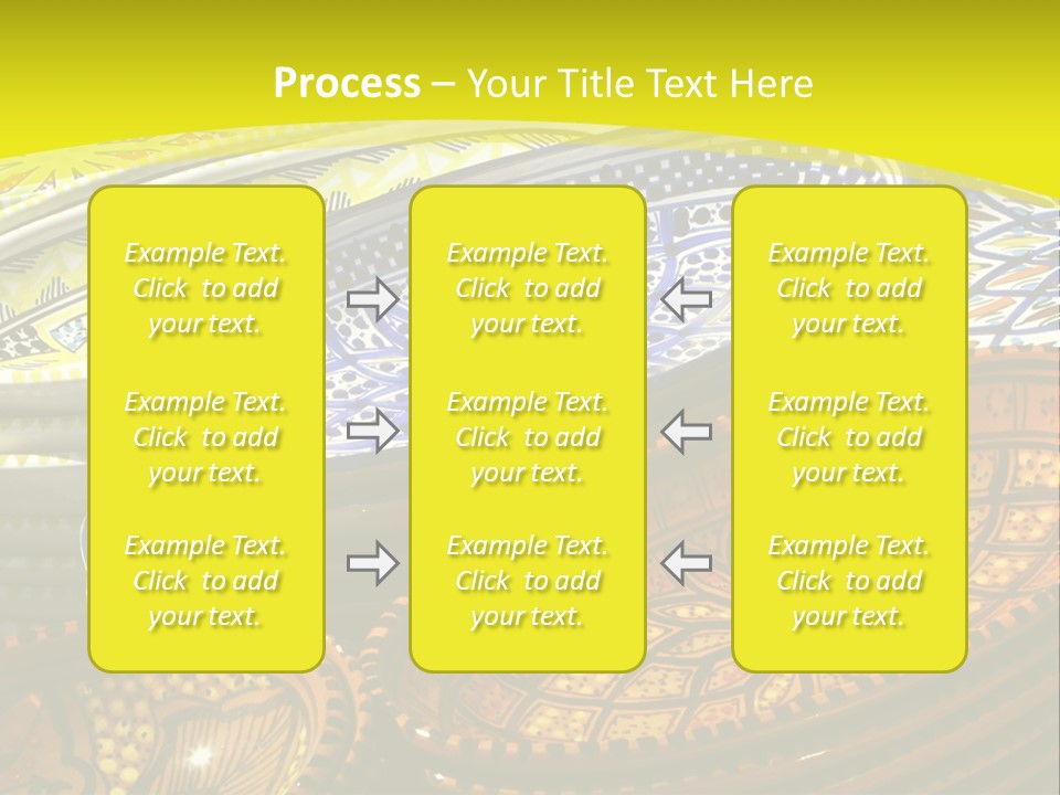 Decoration Plate Cup PowerPoint Template