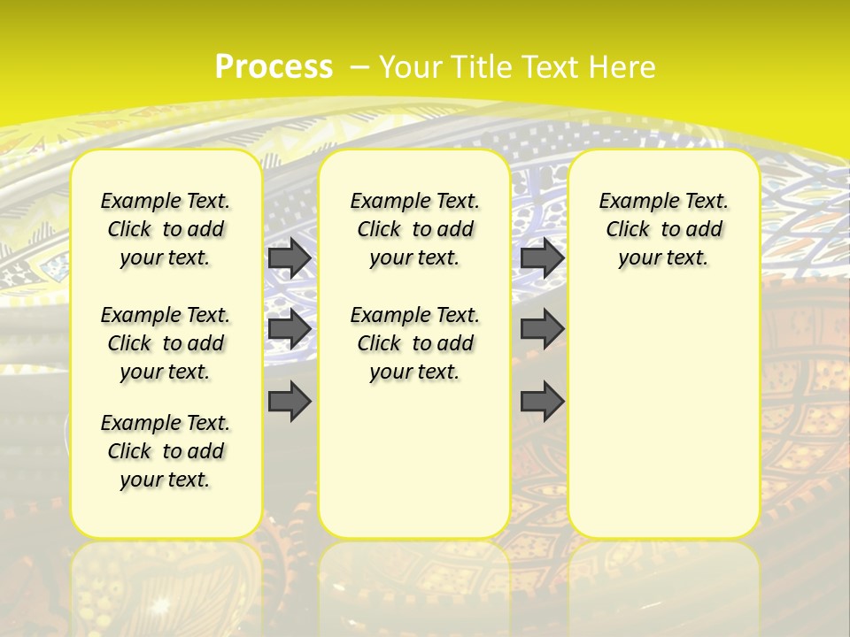 Decoration Plate Cup PowerPoint Template