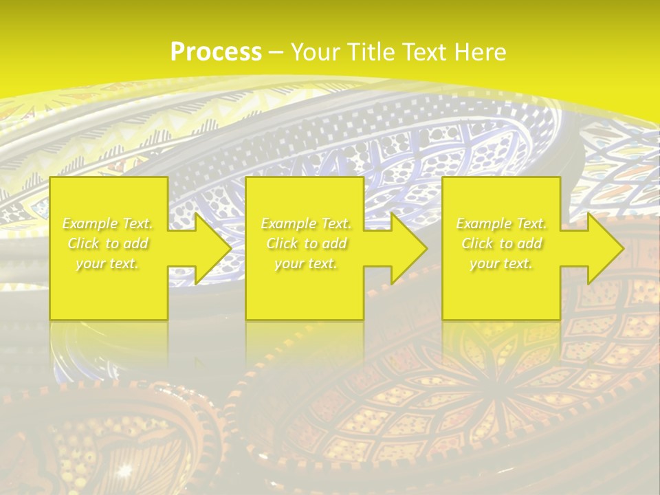 Decoration Plate Cup PowerPoint Template