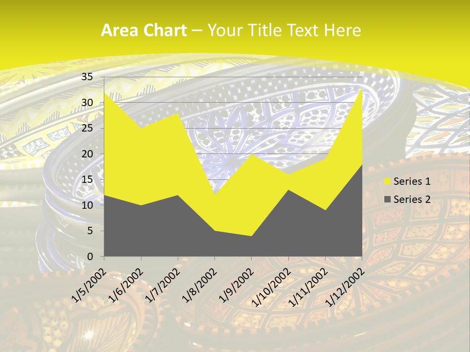 Decoration Plate Cup PowerPoint Template
