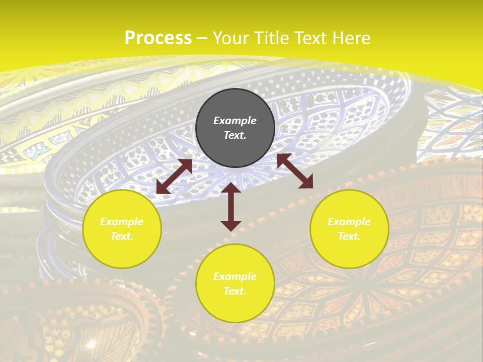 Decoration Plate Cup PowerPoint Template