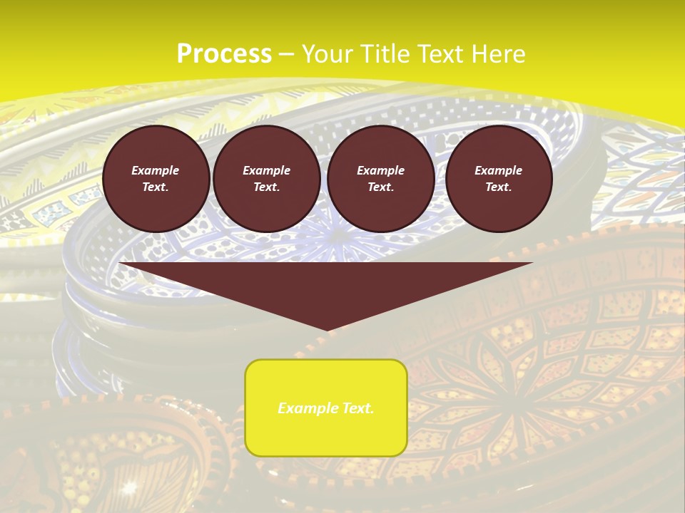 Decoration Plate Cup PowerPoint Template