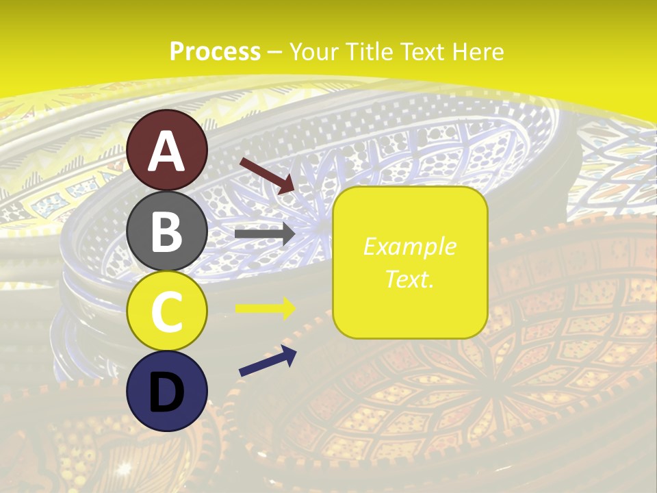 Decoration Plate Cup PowerPoint Template
