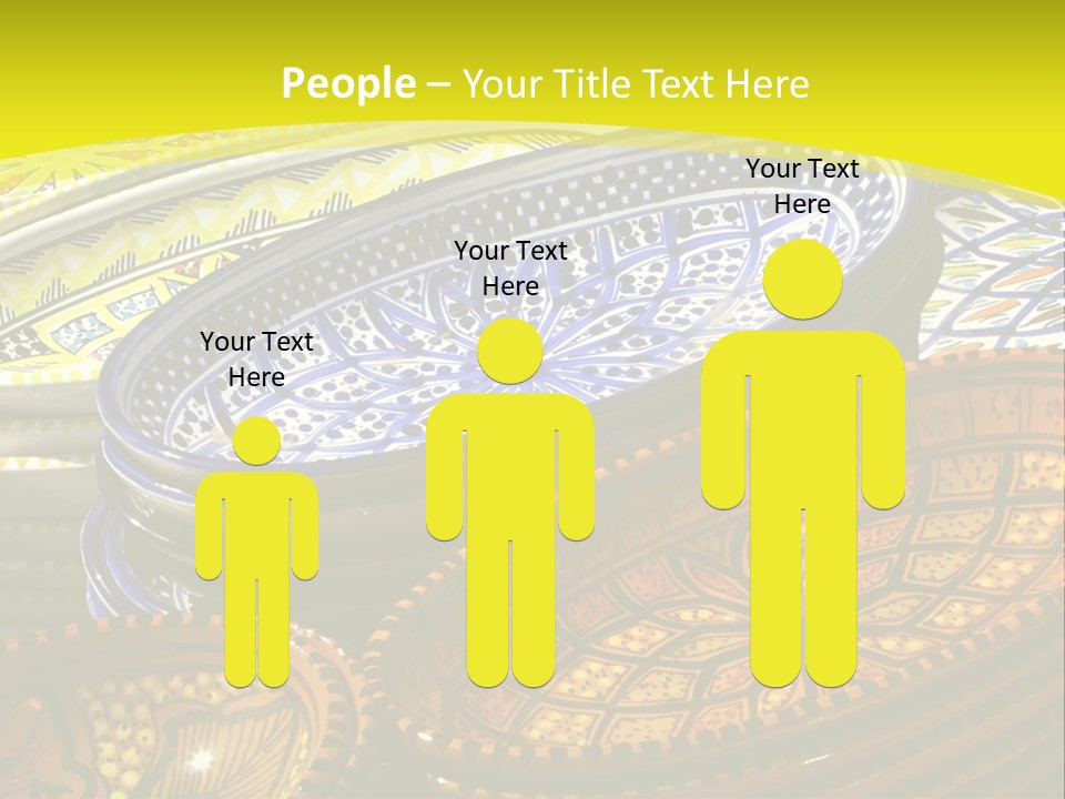 Decoration Plate Cup PowerPoint Template