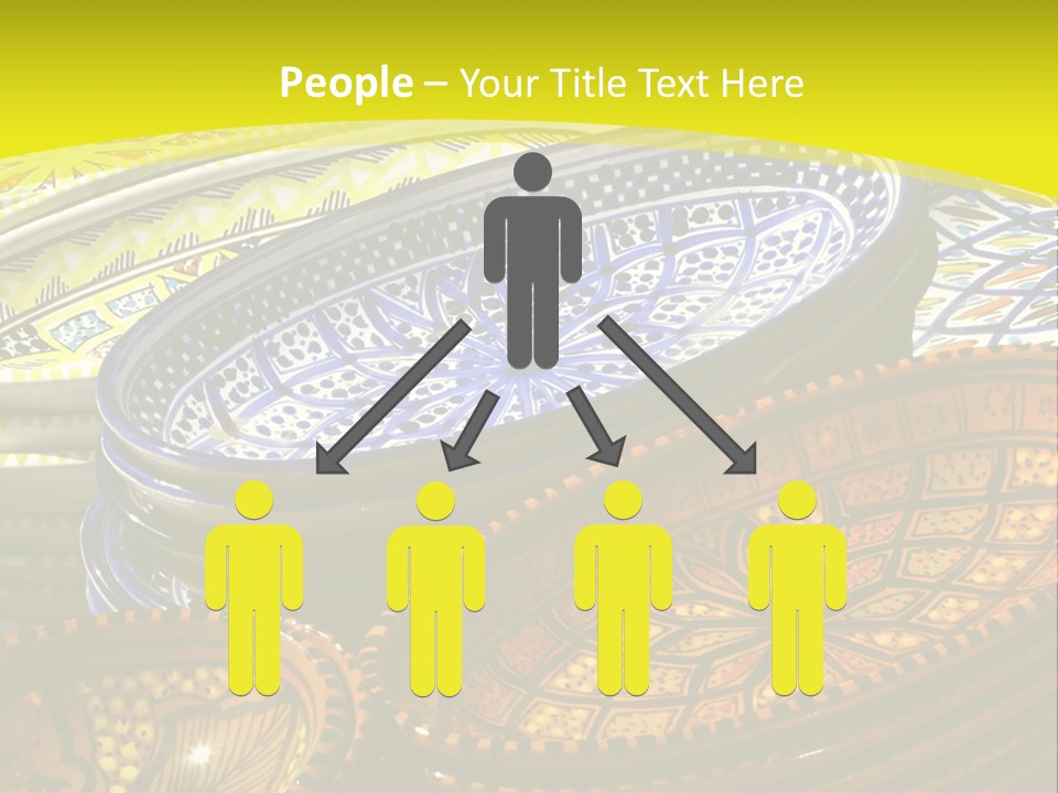 Decoration Plate Cup PowerPoint Template