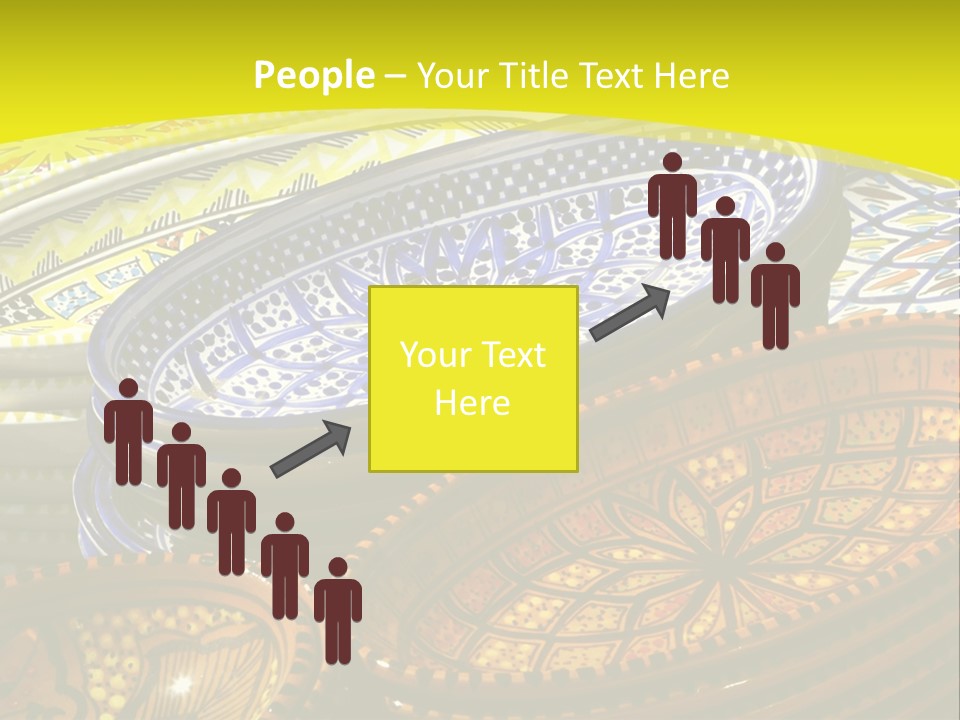 Decoration Plate Cup PowerPoint Template