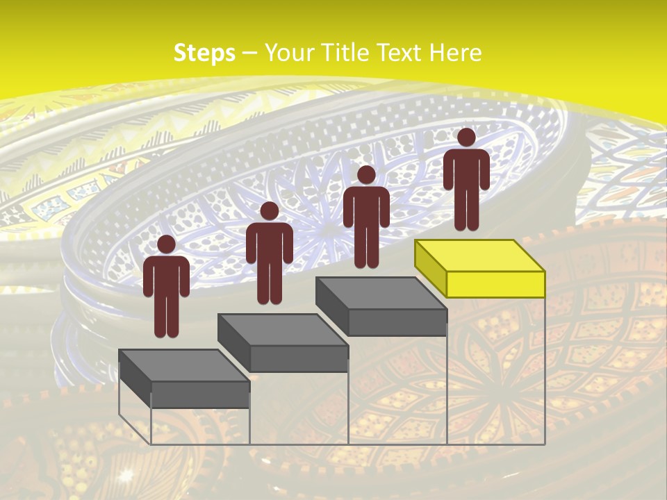 Decoration Plate Cup PowerPoint Template