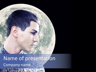 Nobody Nighttime Cratering PowerPoint Template