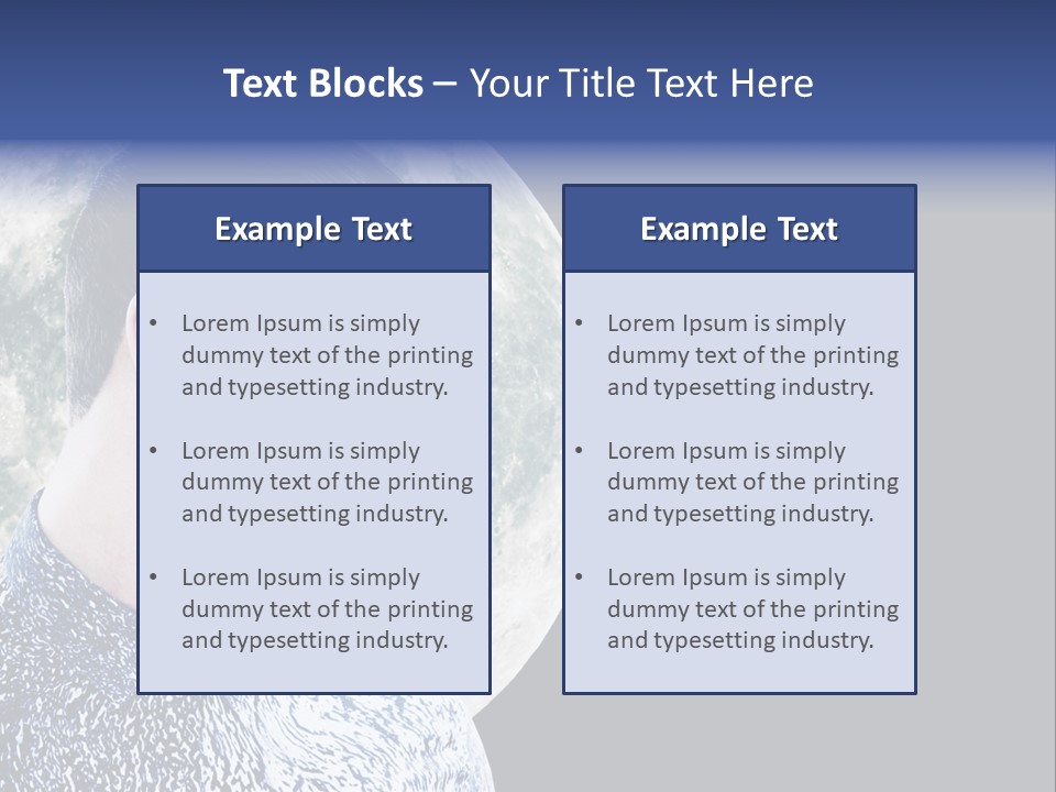 Nobody Nighttime Cratering PowerPoint Template