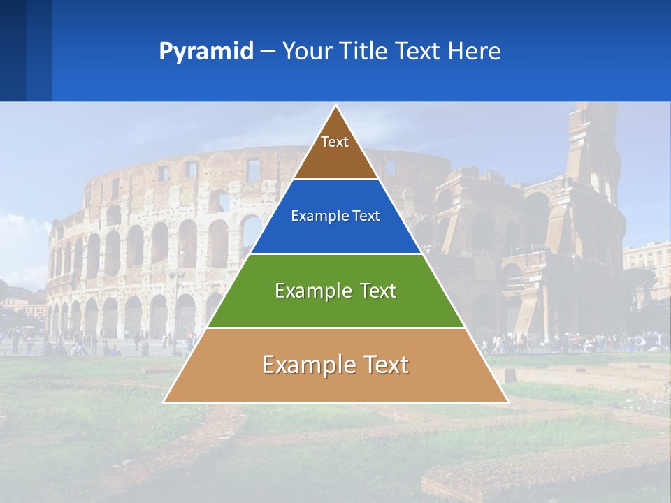 Brick Stadium Exterior PowerPoint Template