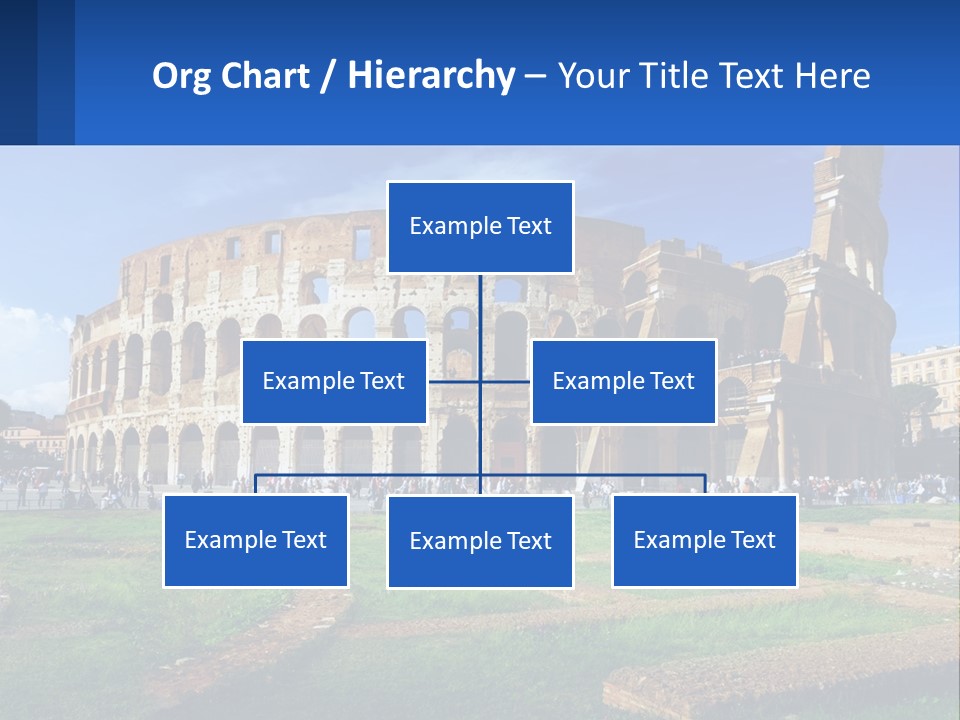 Brick Stadium Exterior PowerPoint Template