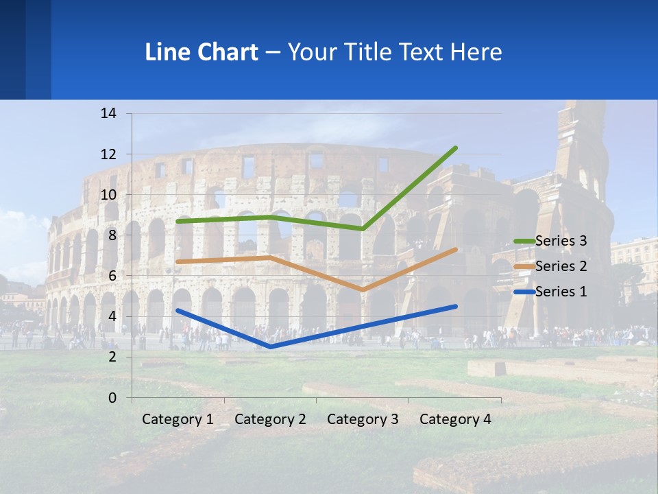 Brick Stadium Exterior PowerPoint Template