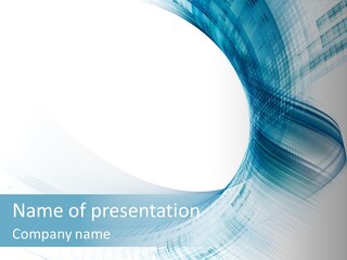 Shape Wave Light PowerPoint Template