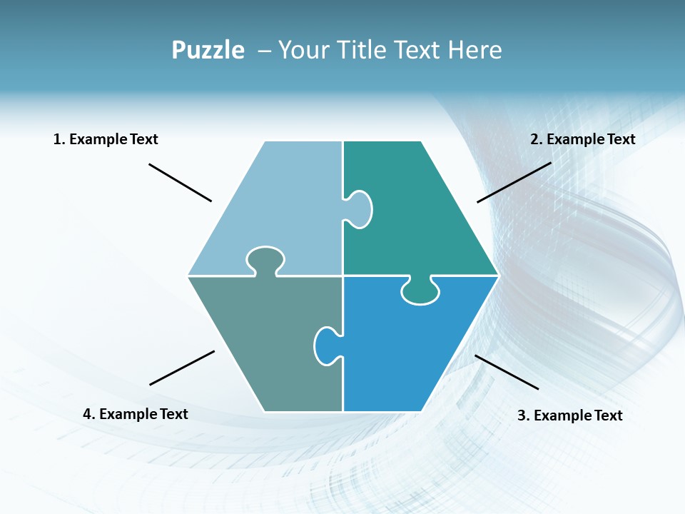 Shape Wave Light PowerPoint Template