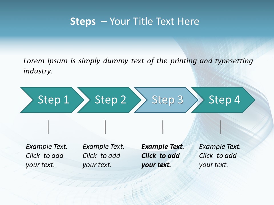 Shape Wave Light PowerPoint Template