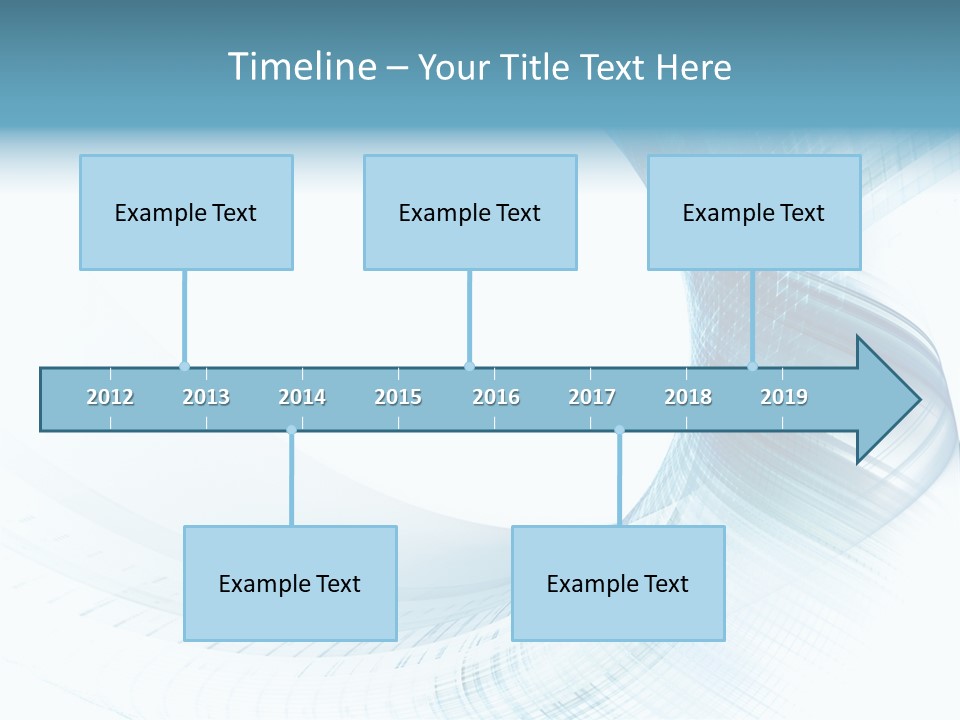 Shape Wave Light PowerPoint Template