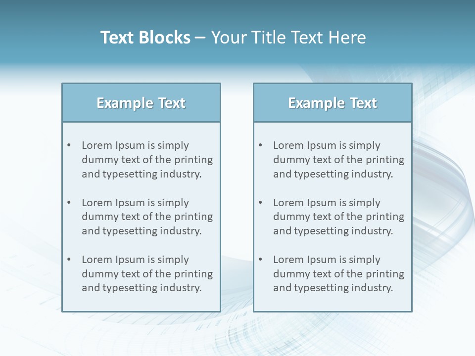 Shape Wave Light PowerPoint Template