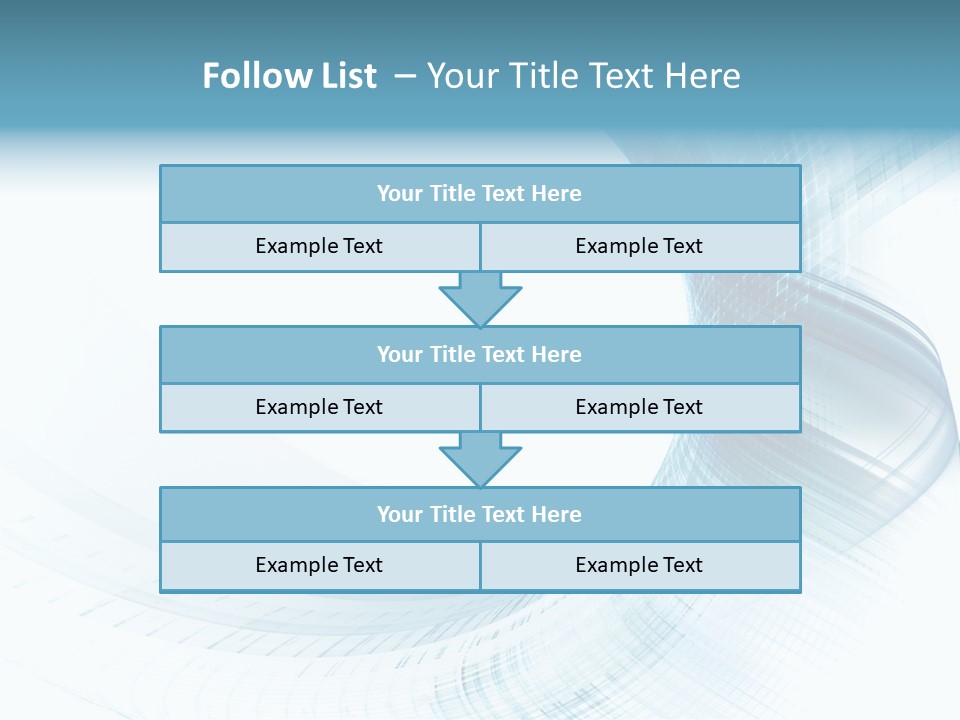 Shape Wave Light PowerPoint Template