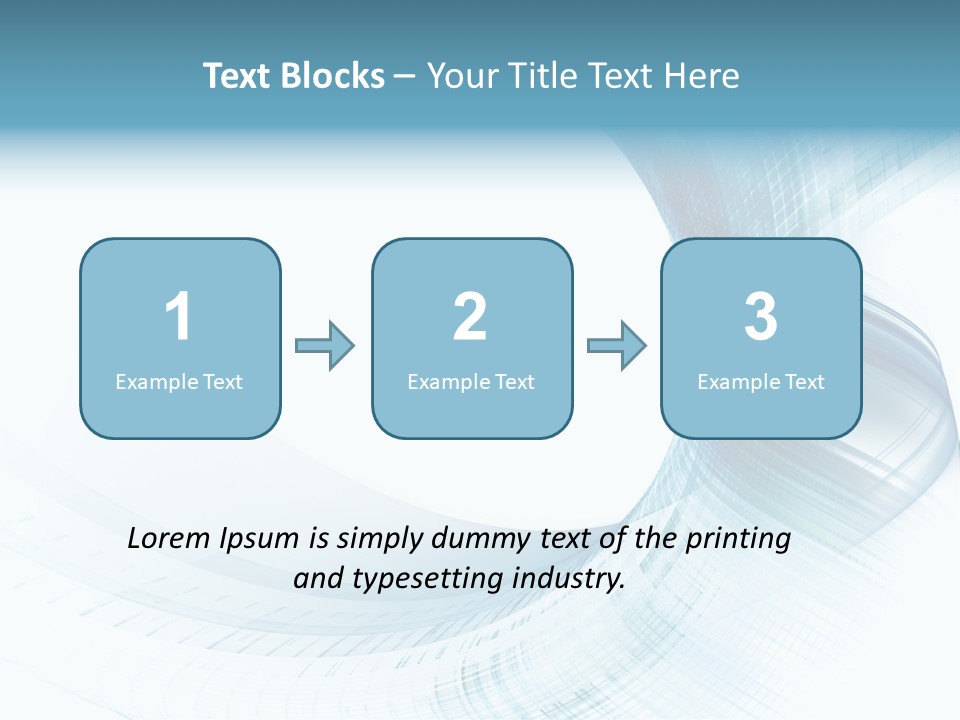 Shape Wave Light PowerPoint Template