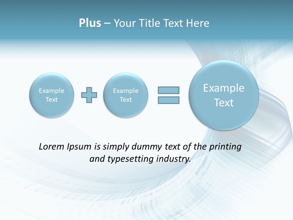 Shape Wave Light PowerPoint Template