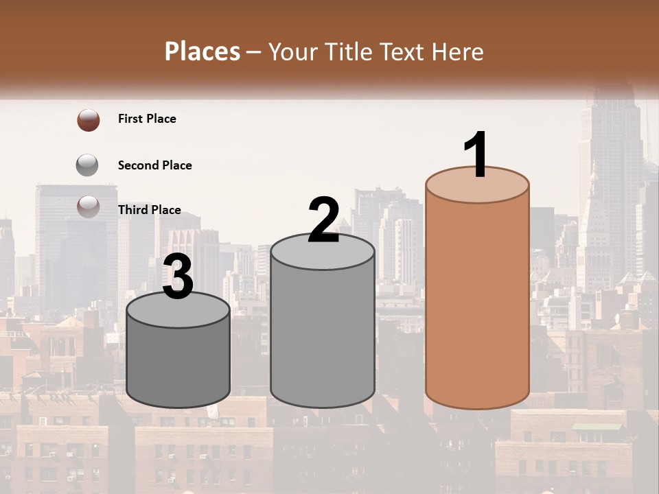Tower Skyscraper Manhattan PowerPoint Template