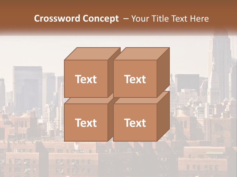 Tower Skyscraper Manhattan PowerPoint Template