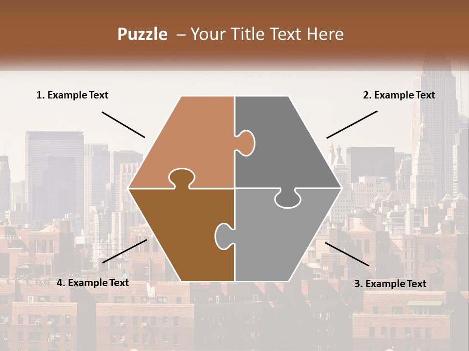 Tower Skyscraper Manhattan PowerPoint Template