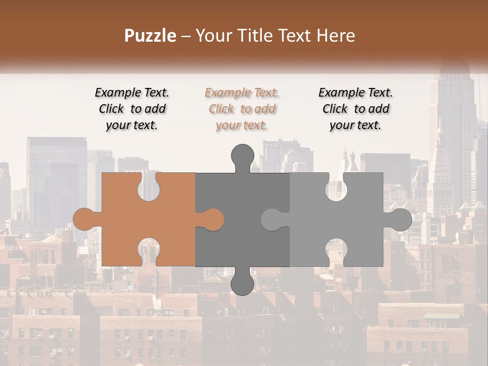 Tower Skyscraper Manhattan PowerPoint Template