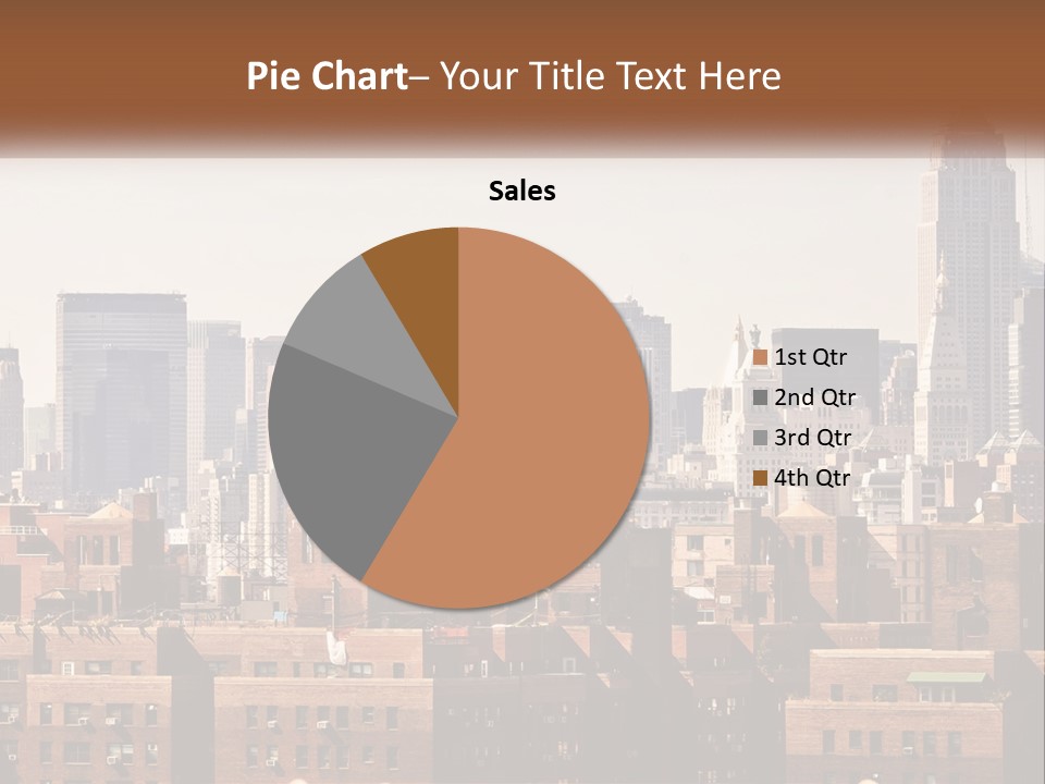 Tower Skyscraper Manhattan PowerPoint Template