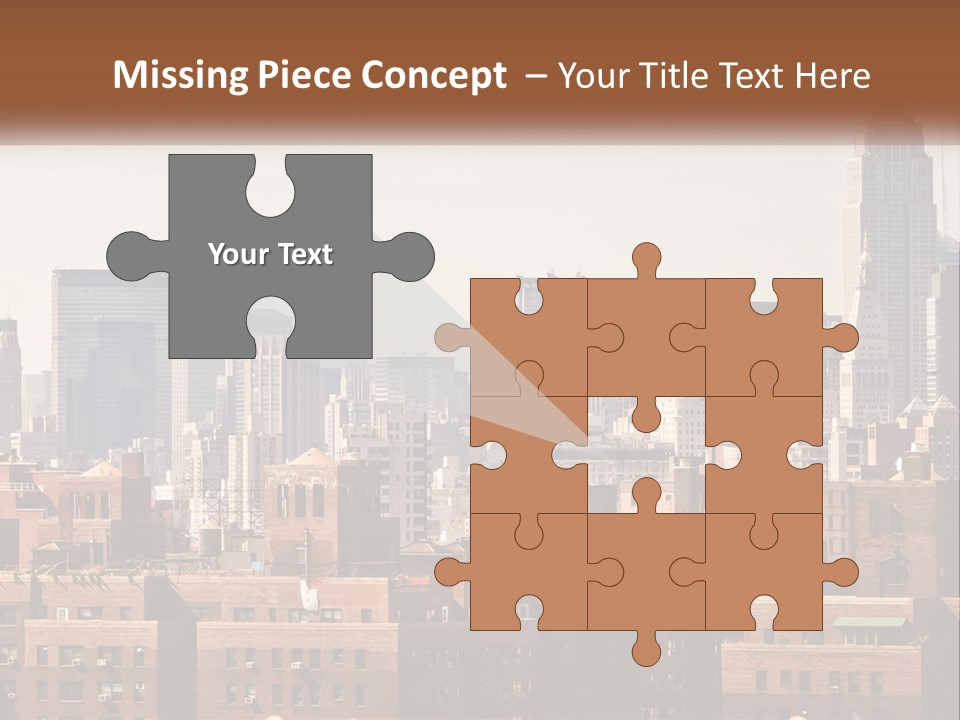 Tower Skyscraper Manhattan PowerPoint Template