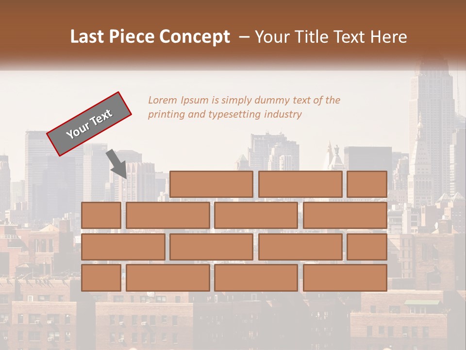 Tower Skyscraper Manhattan PowerPoint Template