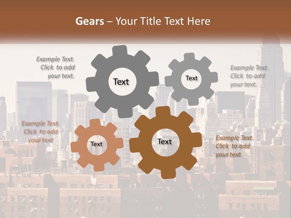 Tower Skyscraper Manhattan PowerPoint Template