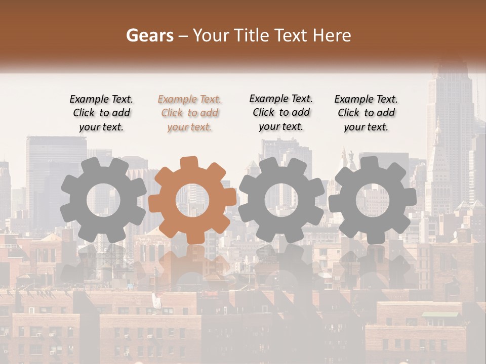 Tower Skyscraper Manhattan PowerPoint Template