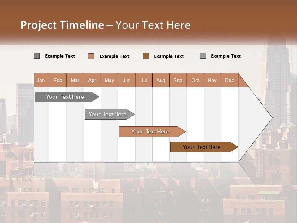 Tower Skyscraper Manhattan PowerPoint Template