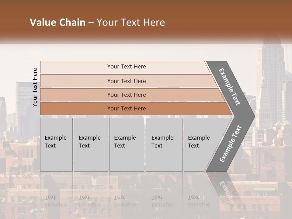 Tower Skyscraper Manhattan PowerPoint Template