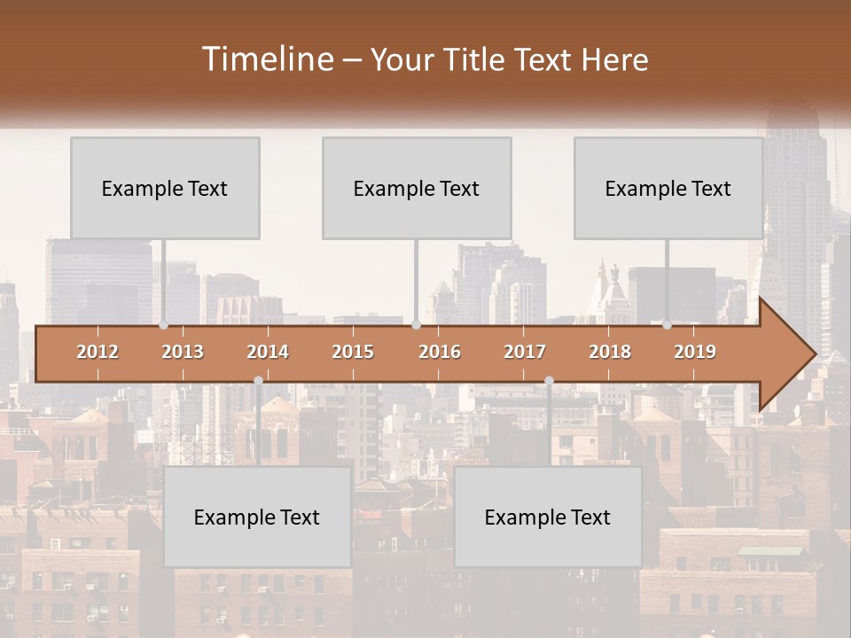 Tower Skyscraper Manhattan PowerPoint Template