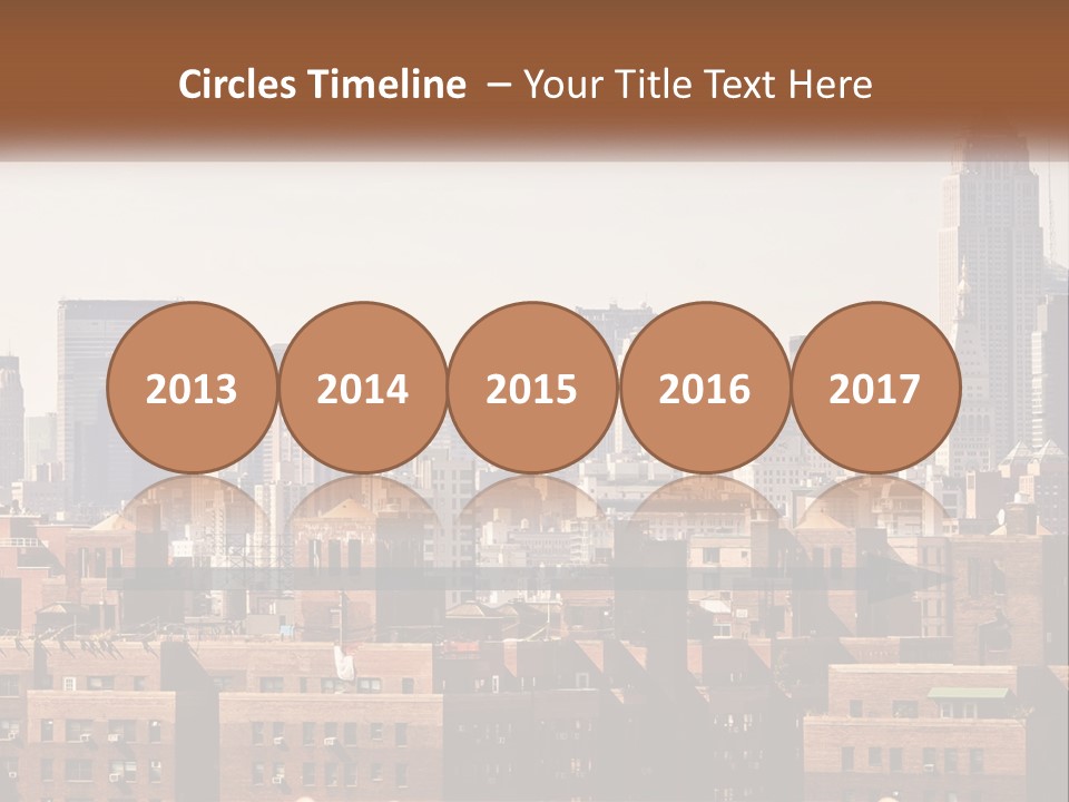 Tower Skyscraper Manhattan PowerPoint Template