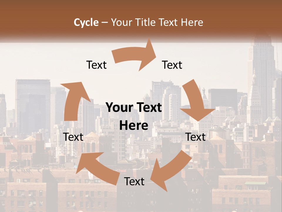 Tower Skyscraper Manhattan PowerPoint Template