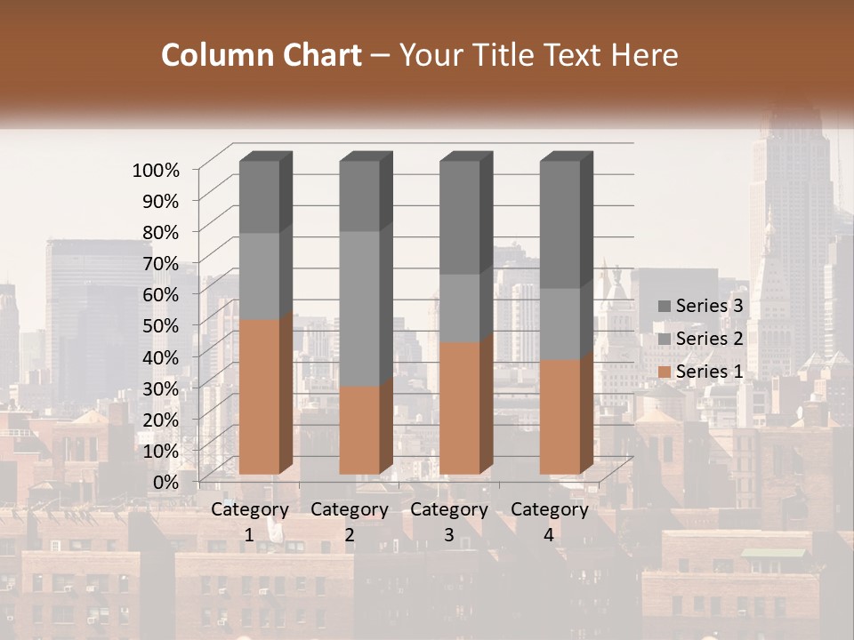 Tower Skyscraper Manhattan PowerPoint Template