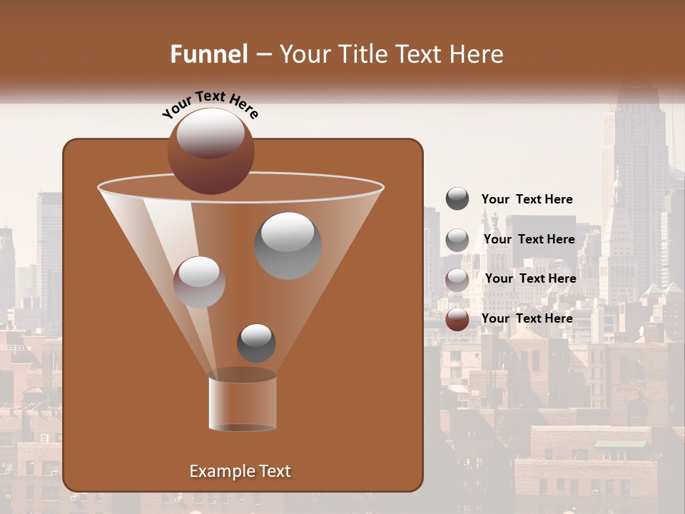Tower Skyscraper Manhattan PowerPoint Template