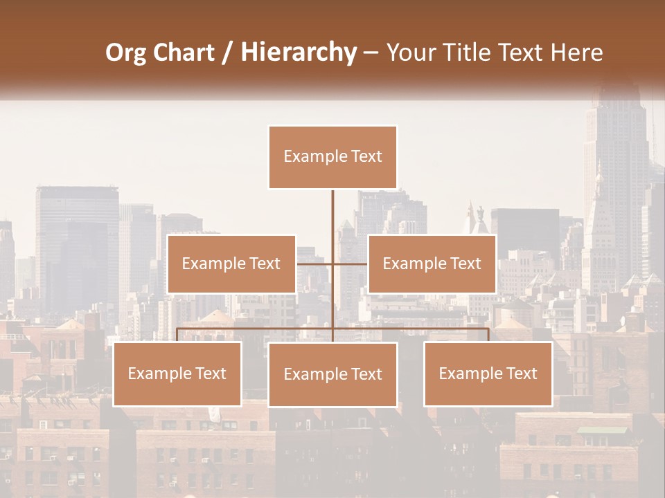 Tower Skyscraper Manhattan PowerPoint Template
