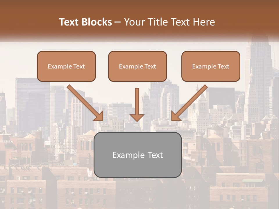 Tower Skyscraper Manhattan PowerPoint Template