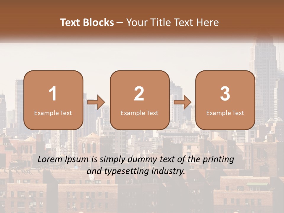 Tower Skyscraper Manhattan PowerPoint Template
